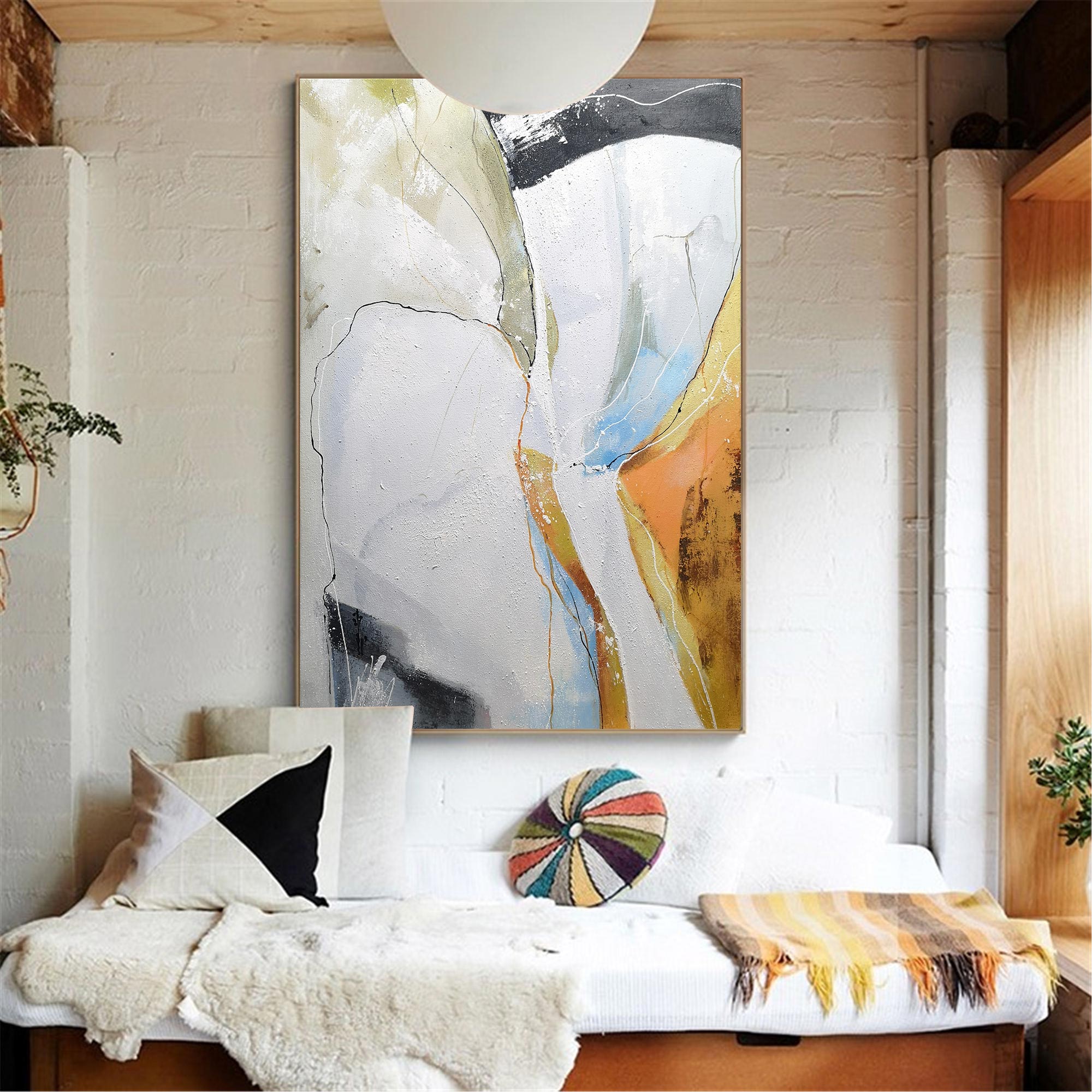 Huge Abstract Wall Art For Living Room Canvas Art For Sale