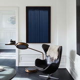 Wabi-sabi Black Blue Acrylic Painting Blue Minimalist Painting Blue 3D Textured Painting Modern Minimalist Art