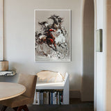 Running Horses Oil Painting Heavy Textured Horses Canvas Art Large Wild Horses Wall Art For Sale