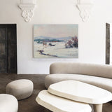 Snowscapes Wall Art Canvas Wall Art Snowscapes Acrylic Painting, Winter Snow Wall Art For Sale