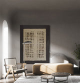 Wabi-sabi Black Minimalist Painting Modern Black Minimalist Canvas Art Large Acrylic Painting For Sale