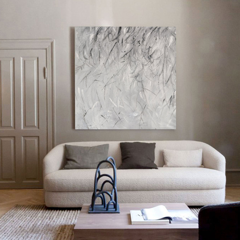 Black And White Abstract Painting Simple Minimalist Painting Abstract Lines