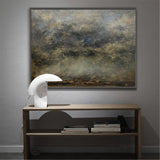 Impressionist Seascape Paintings Large Beach Canvas Wall Art Modern Beach Art