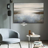 Modern Textured Landscape Oil Paintings Large Canvas Wall Art Abstract Landscape Wall Art For Sale