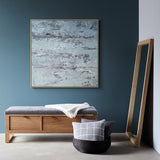 Abstract Seascape Art Beach Scene Painting Modern Beach Art Abstract Beach Artwork