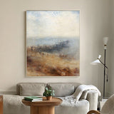Modern Abstract Seascape Wall Art Contemporary Coastal Canvas Art Abstract Art Painting