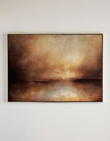 Impressionist Seascape Paintings Large Beach Canvas Wall Art Modern Beach Art