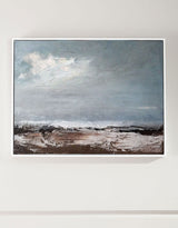 Modern Coastal Artwork Sea scape Wall Art Oversized Seaside Painting