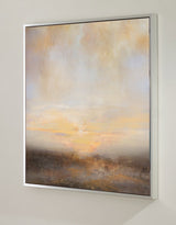 Abstract Landscape Art Square Sunset Canvas Art Modern Abstract Art