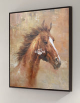 Wild Horse Painting Canvas Large Horse Wall Art Oversized Horse Art