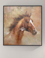 Wild Horse Painting Canvas Large Horse Wall Art Oversized Horse Art