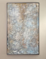 Large Textured Brown Abstract Painting For Living Room Oversized Modern Wall Art