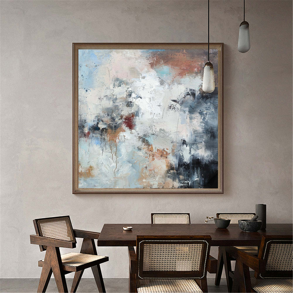 Extra Large Cheap Canvas Wall Art Square Oversize Modern Wall Decor