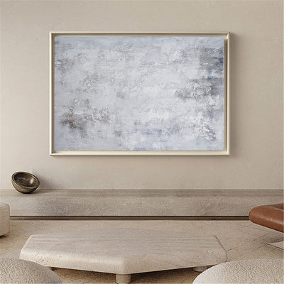 Modern White Minimalist Art Artwork For Large Walls Gray And White Wall Art