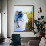 Large Abstract Seascape Painting On Canvas Huge Beach Wall Art Canvas