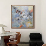 Square Acrylic Painting On Canvas Living Room Canvas Art Wall Art Painting