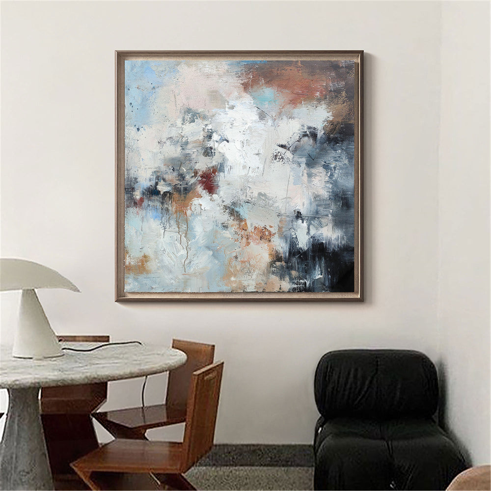 Extra Large Cheap Canvas Wall Art Square Oversize Modern Wall Decor