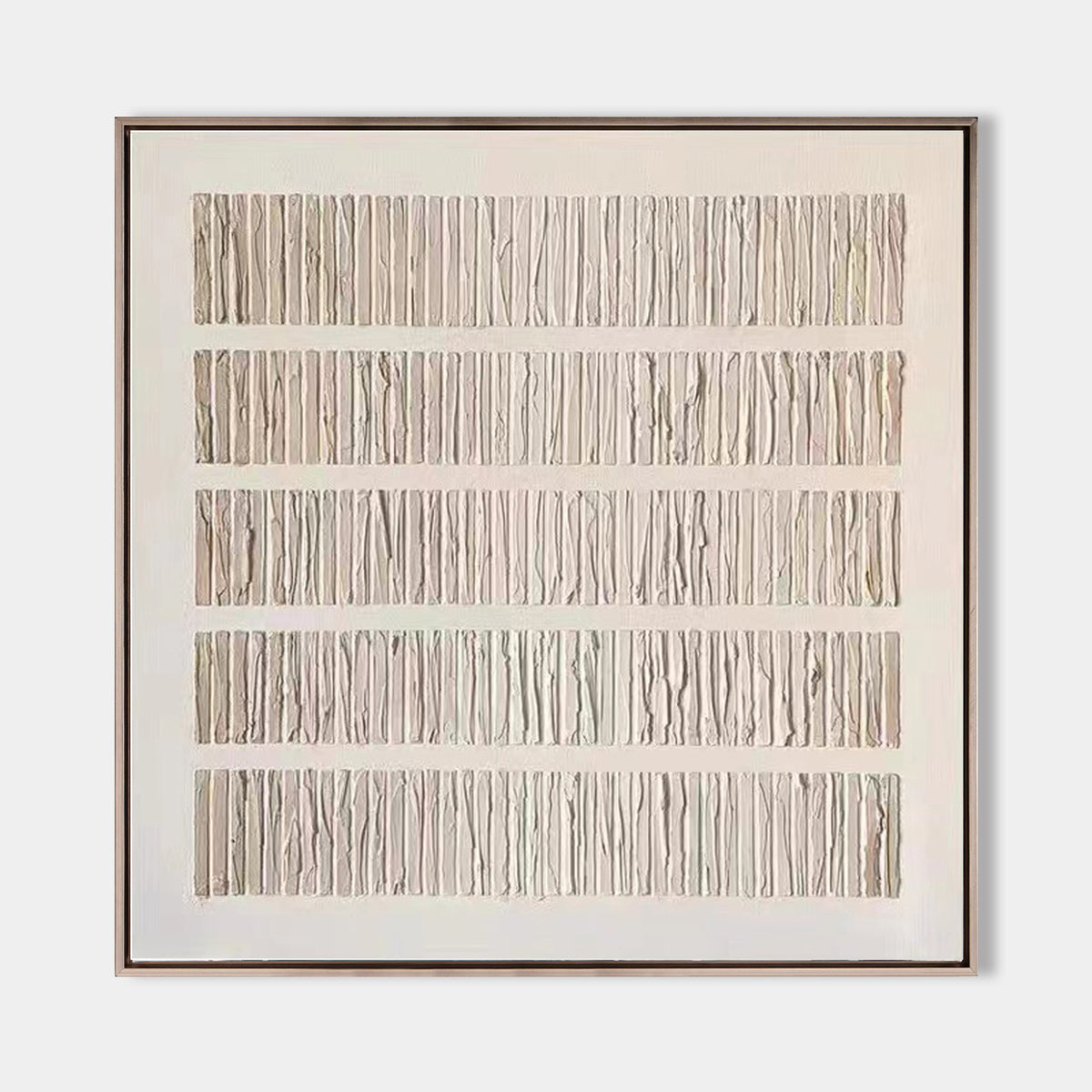 Wabi-sabi Beige Minimalist Art Beige Rich Textured Canvas Art Minimalist Wall Art For Sale