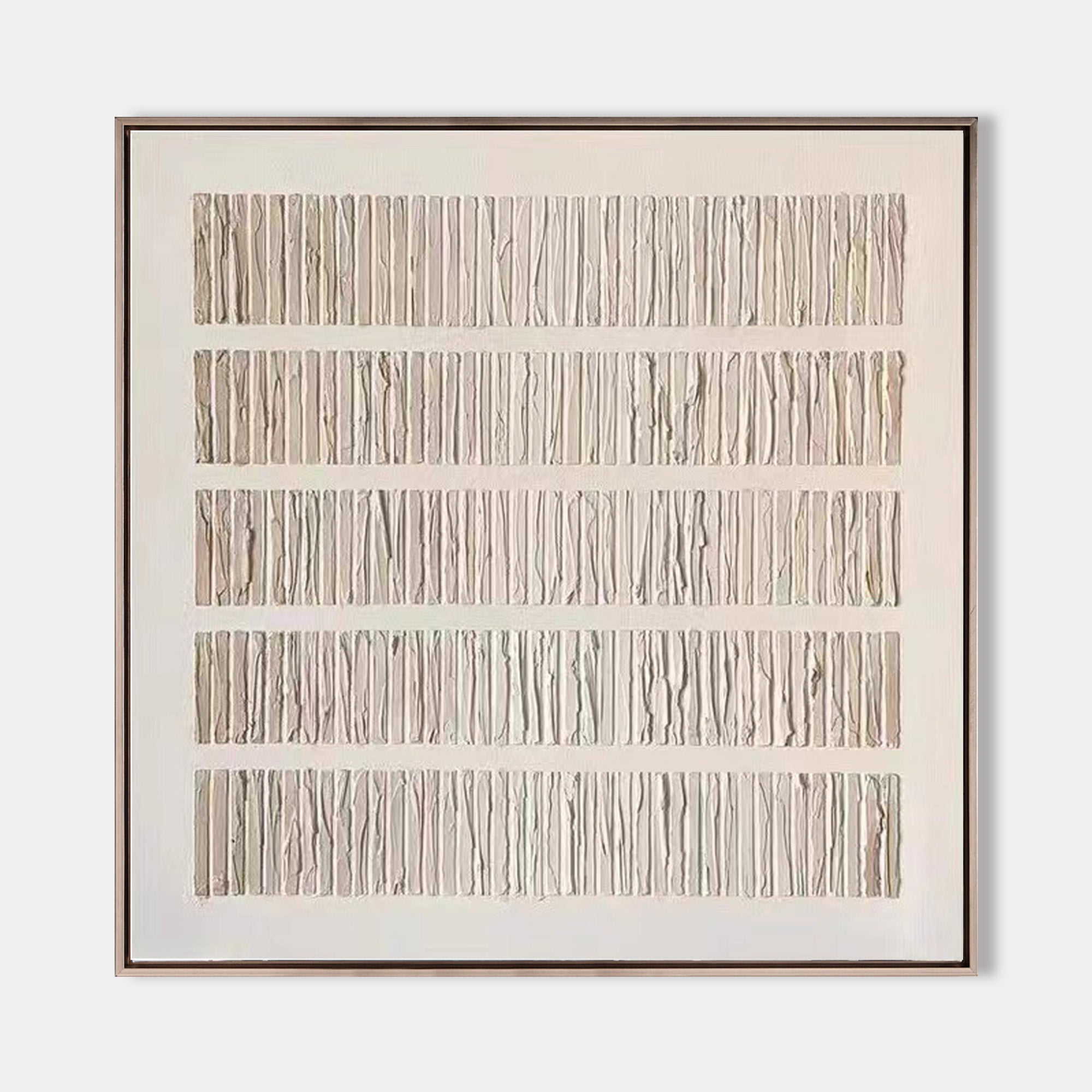 Wabi-sabi Beige Minimalist Art Beige Rich Textured Canvas Art Minimalist Wall Art For Sale