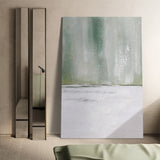 Abstract Green Canvas Painting Large Original Acrylic Abstract Canvas Art Modern Abstract Painting