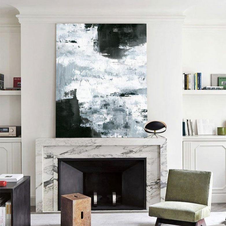 Large Modern Abstract Painting Office Wall Art Original Abstract Textured Art