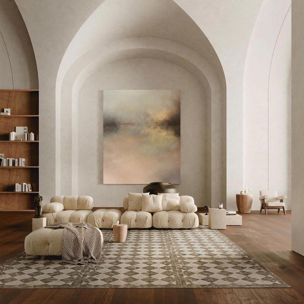 Modern abstract landscape painting abstract scenery painting landscape oil painting on canvas japandi interior paintings