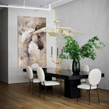 Large Arabian Horse Wall Art Huge Horse Oil Painting For Sale Modern Running Horse Painting On Canvas