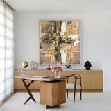 Extra large gold abstract wall art abstract acrylic painting impressionism abstract art painting for interior