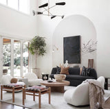 modern black textured abstract acrylic art minimalist painting large canvas art for living room