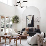 neutral minimalist painting abstract acrylic painting canvas wall art for living room