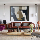 large geometric wall decor painting abstract painting abstract shape art abstract expressionist paintings abstract geometric artabstract shape art