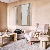 Modern Oversize Geometric Acrylic Painting Luxry Abstract Art Minimalist Painting Large Abstract Wall Painting On Canvas Painting Ideas For Home Decor