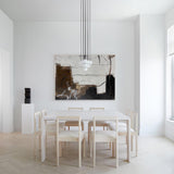 Black And Brown Abstract Painting #ABAH59