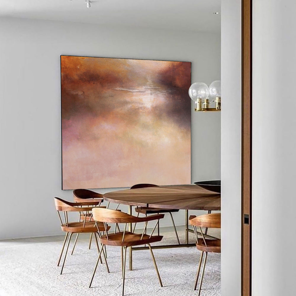 modern large landscape wall art contemporary landscape painting acrylic painting scenery for home decor