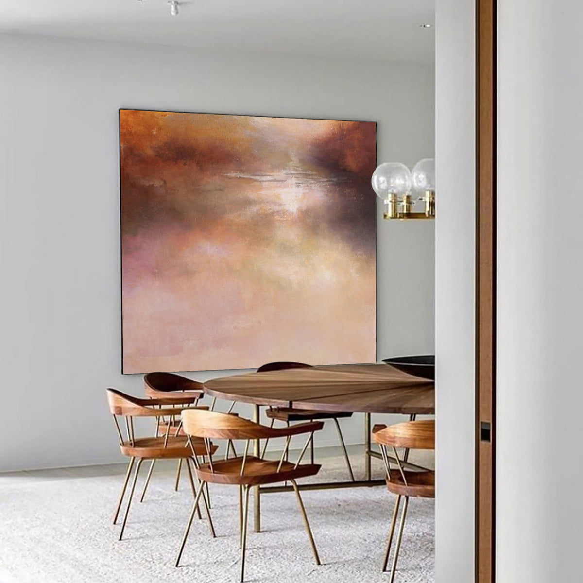 modern large landscape wall art contemporary landscape painting acrylic painting scenery for home decor