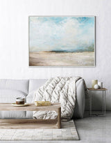 Beach Painting Oversized Beach Wall Art Horizontal Seascape Paintings For Sale