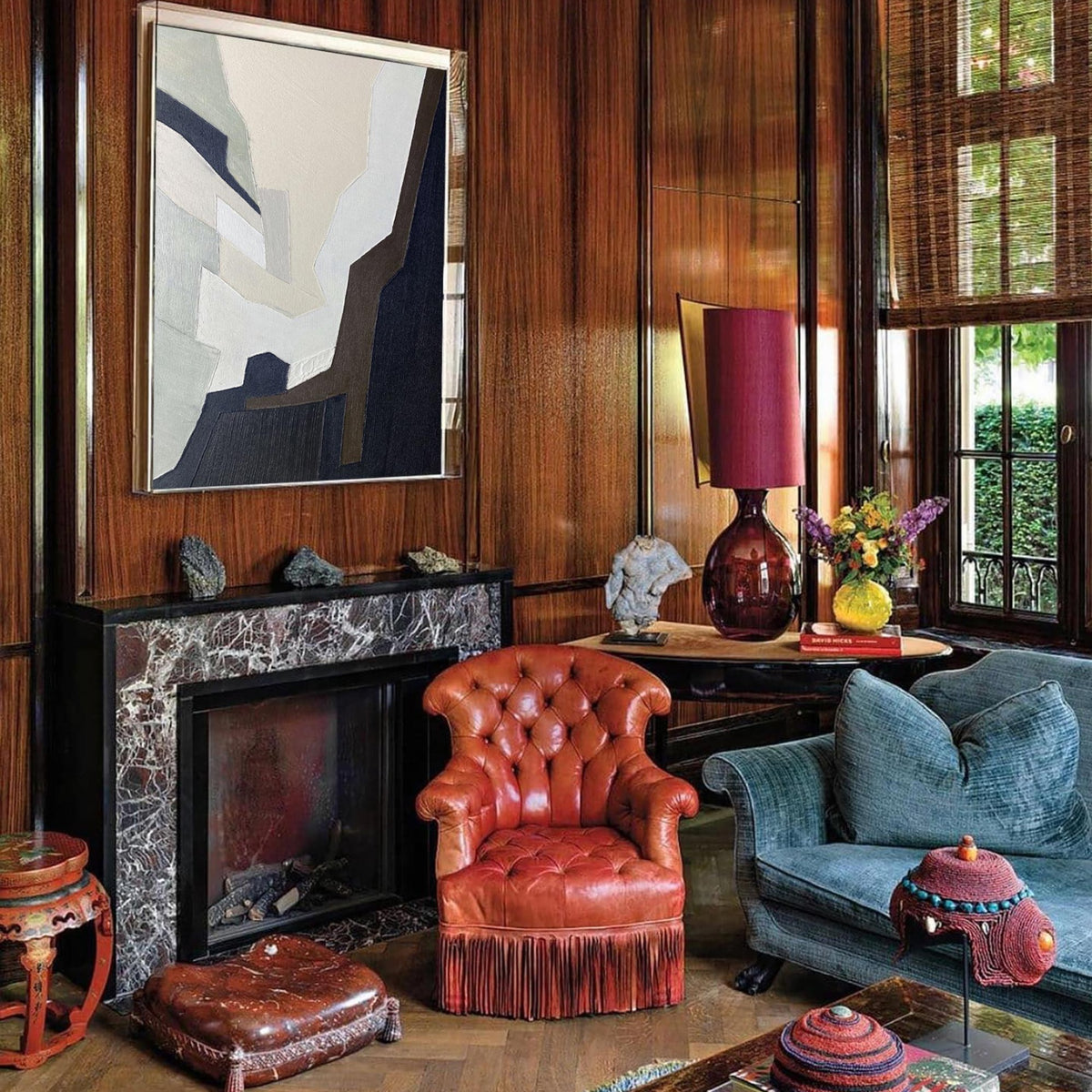 neutral abstract acrylic painting large canvas art for living room abstract art for sale