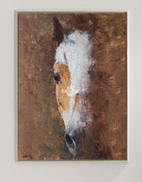 Abstract Horse portrait Painting Large Horse Artwork Modern Horse Canvas Wall Art