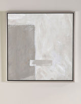 Beige Minimalist Abstract Painting Oversized Abstract Wall Art Minimal Acrylic Painting