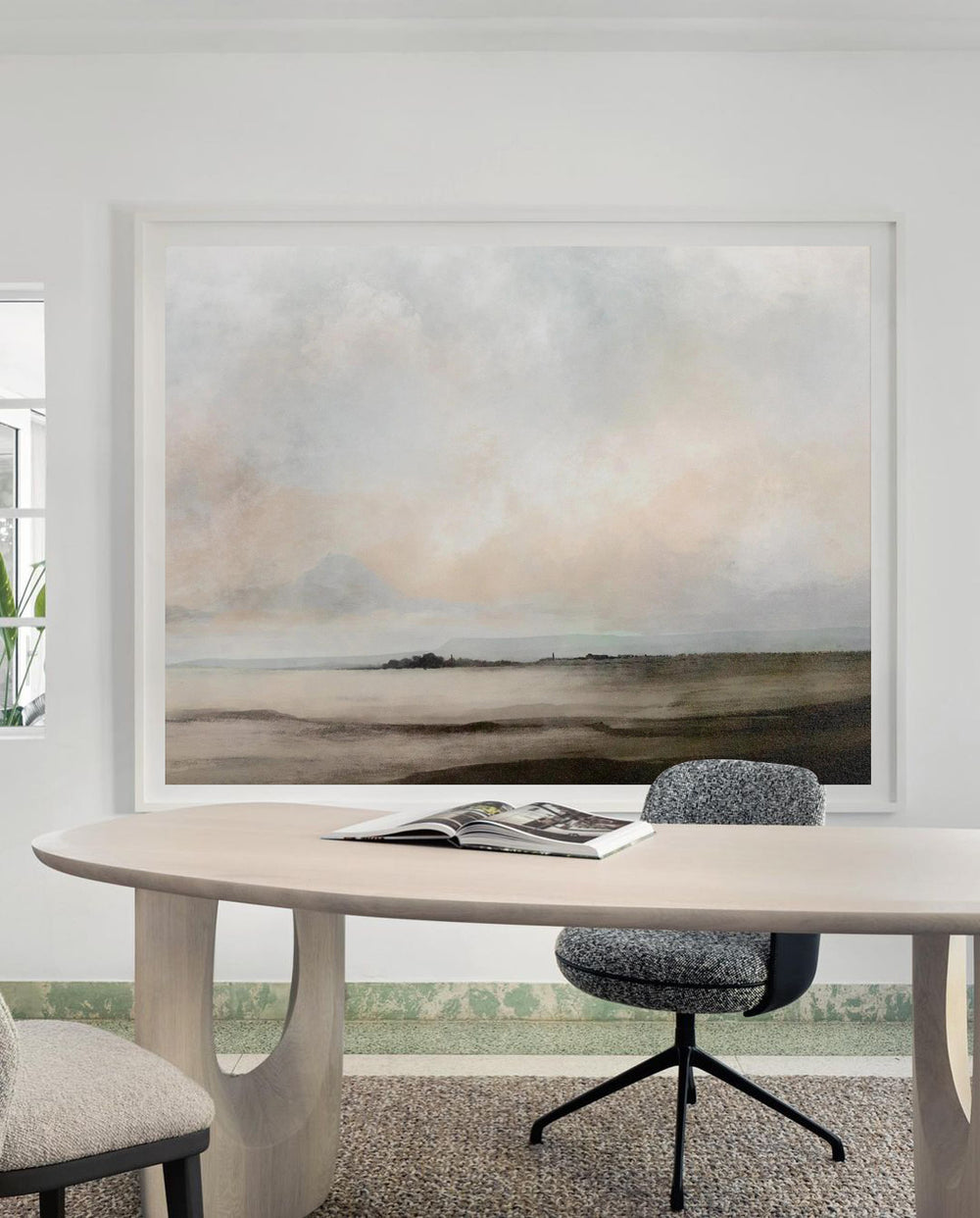 Modern Abstract Art Landscape Wall Art Contemporary Landscape Canvas Painting