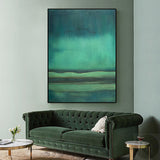 Large Green Abstract Canvas Wall Art Oil Painting On Canvas Modern Art Contemporary Art