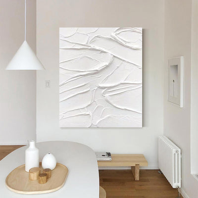 white abstract wall art white 3D Textured art white textured wall art white abstract art painting white abstract painting white abstract wall art