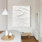 white abstract wall art white 3D Textured art white textured wall art white abstract art painting white abstract painting white abstract wall art