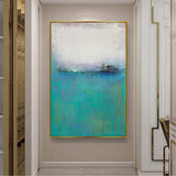 Blue Minimalist Acrylic Painting On Canvas Extra Large Minimal Canvas Art Abstract Minimalist Modern Wall Art