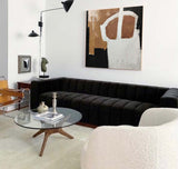 Black And Brown Minimalist Painting Oversized Painting Canvas Minimalist Painting For Home Decor