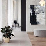 Black Grey Abstract Canvas Wall Art Large Abstract Art Black Grey Abstract Acrylic Painting For Sale