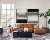 2 Piece Abstract Wall Art Black And White Textured Minimalist Art Rothko Inspired Wall Art For Sale