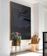 modern black abstract art large canvas art for living room minimalist artwork abstract wall art