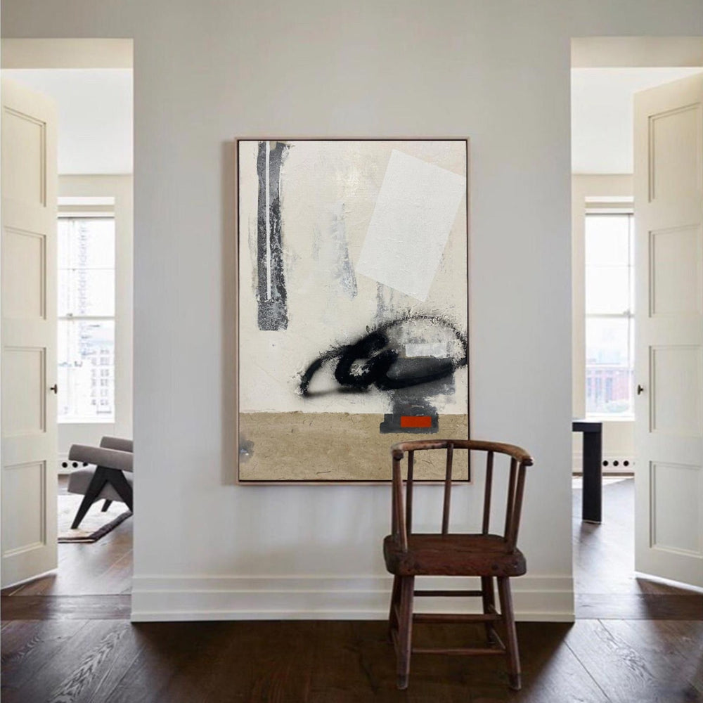 Large Black And Brown Artwork Oversized Framed Wall Art X Large Wall Art
