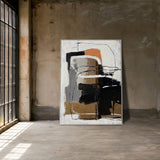 Large Black And Brown Artwork Oversized Framed Wall Art Large Wall Art